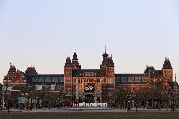Le Rijksmuseum à Amsterdam, ici à quelques jours de sa réouverture en 2013.