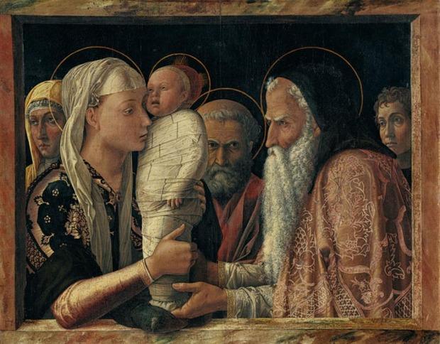 Présentation de Jésus au temple, Andrea Mantegna, 1453.