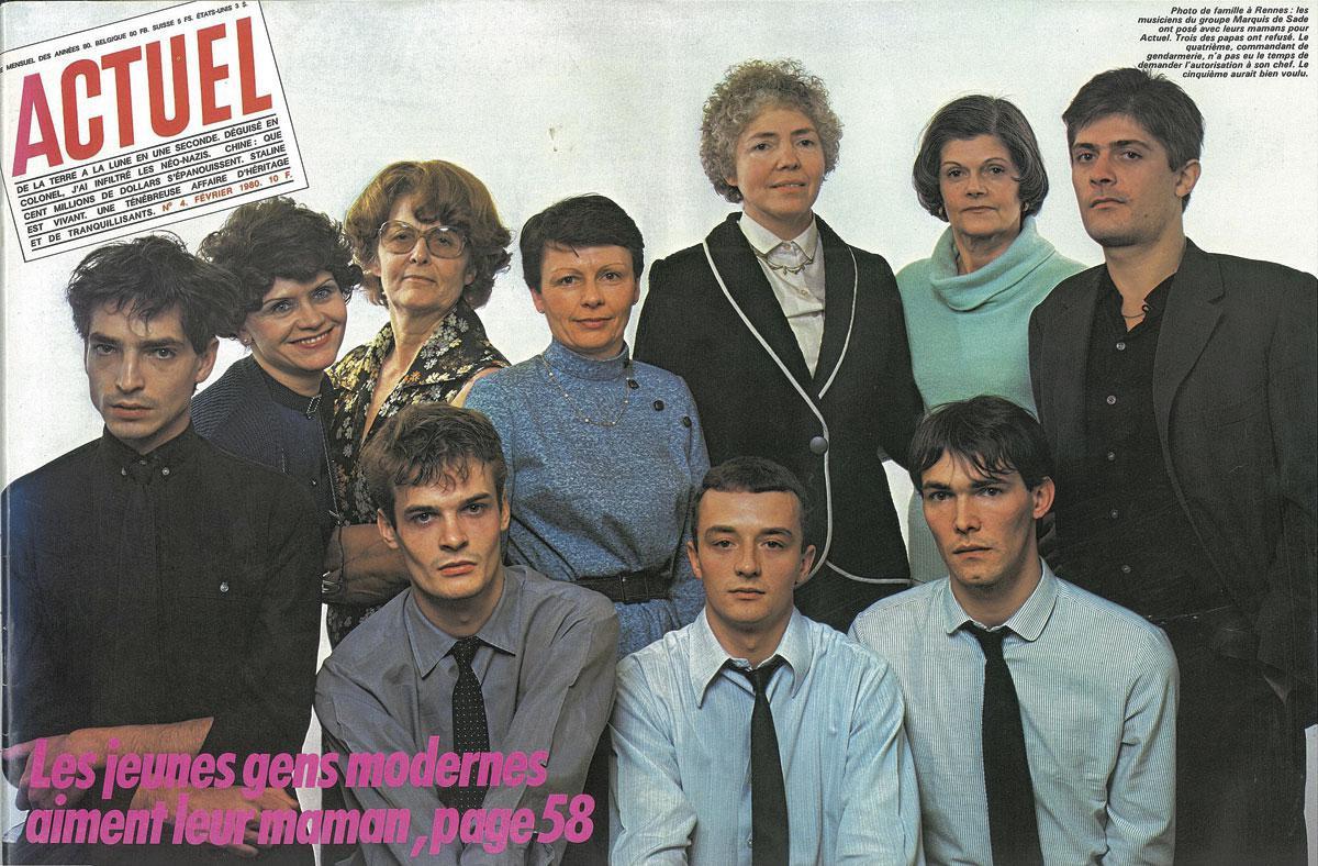 La couverture d'Actuel de février 1980 présentant les 