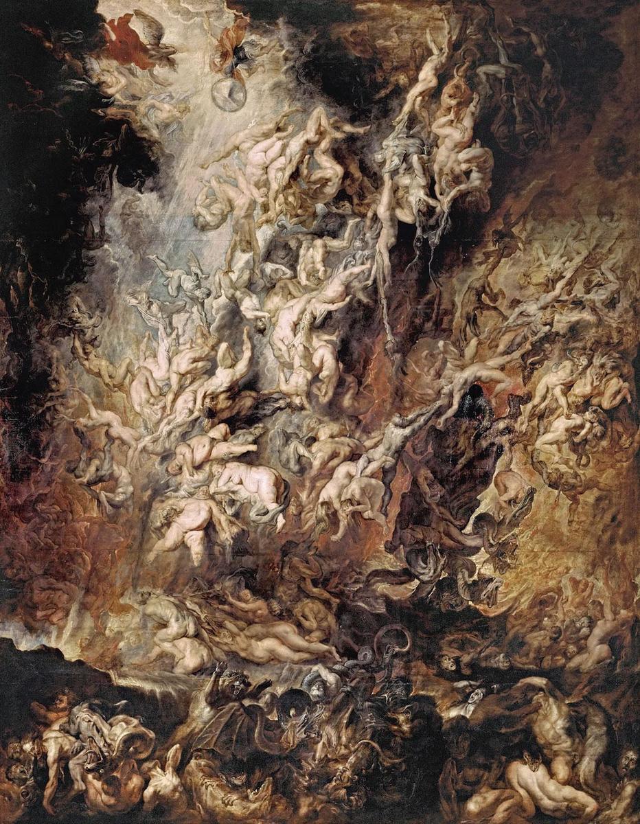 La Chute des damnés de Rubens, pour inspirer le morceau du même nom.