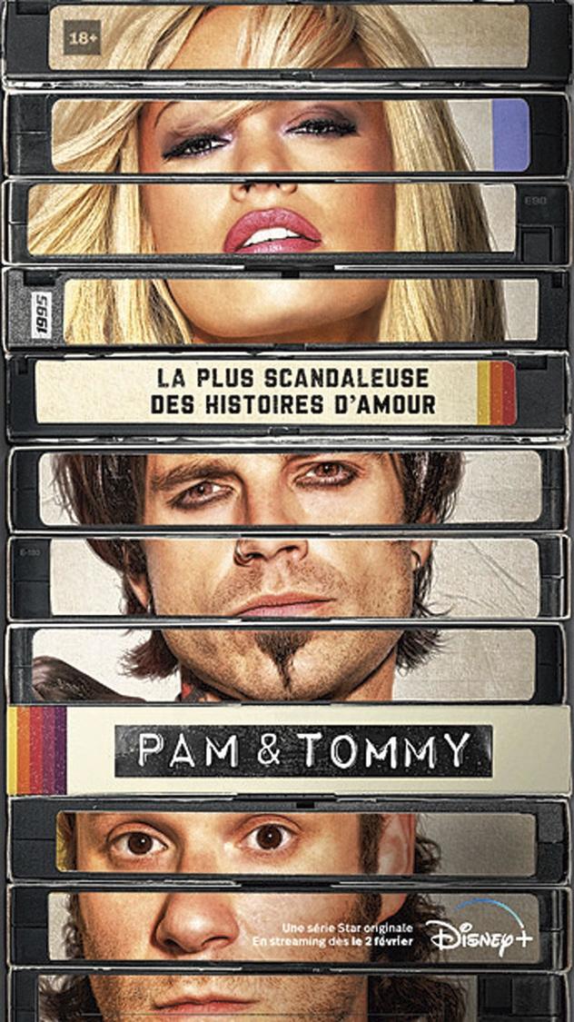 [la série de la semaine] Pam & Tommy, sur Disney+: histoire d'une cassette