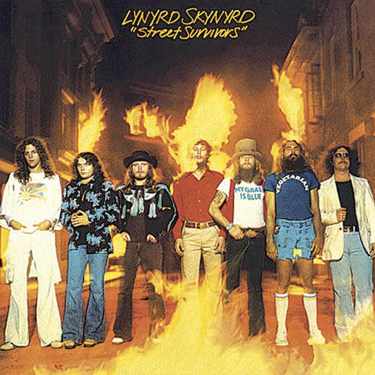 Lynyrd Skynyrd Street Survivors (1977) Trois jours après la sortie du disque, trois membres du groupe sudiste se tuent dans un accident d'avion...
