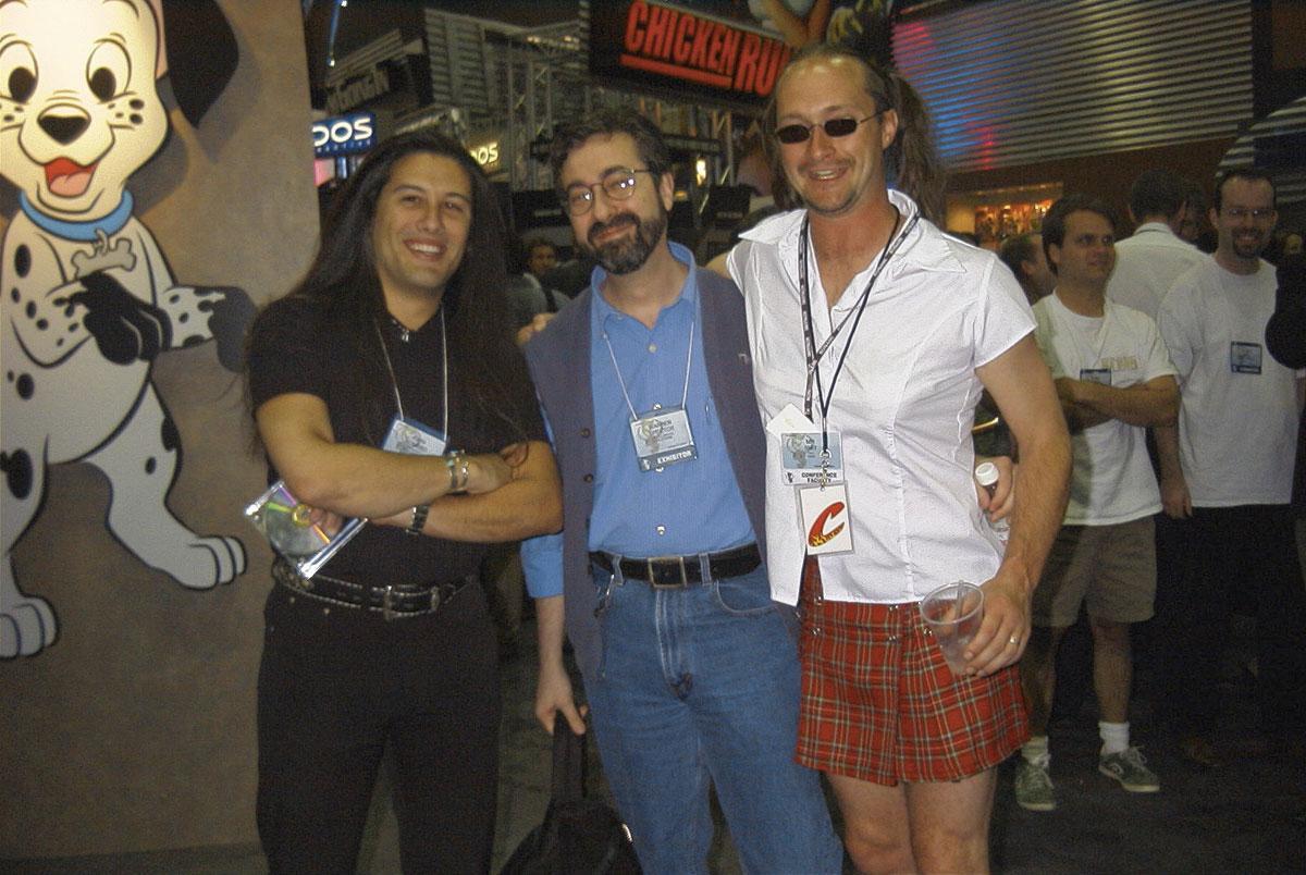 John Romero,  Warren Spector  et Mike Wilson.
