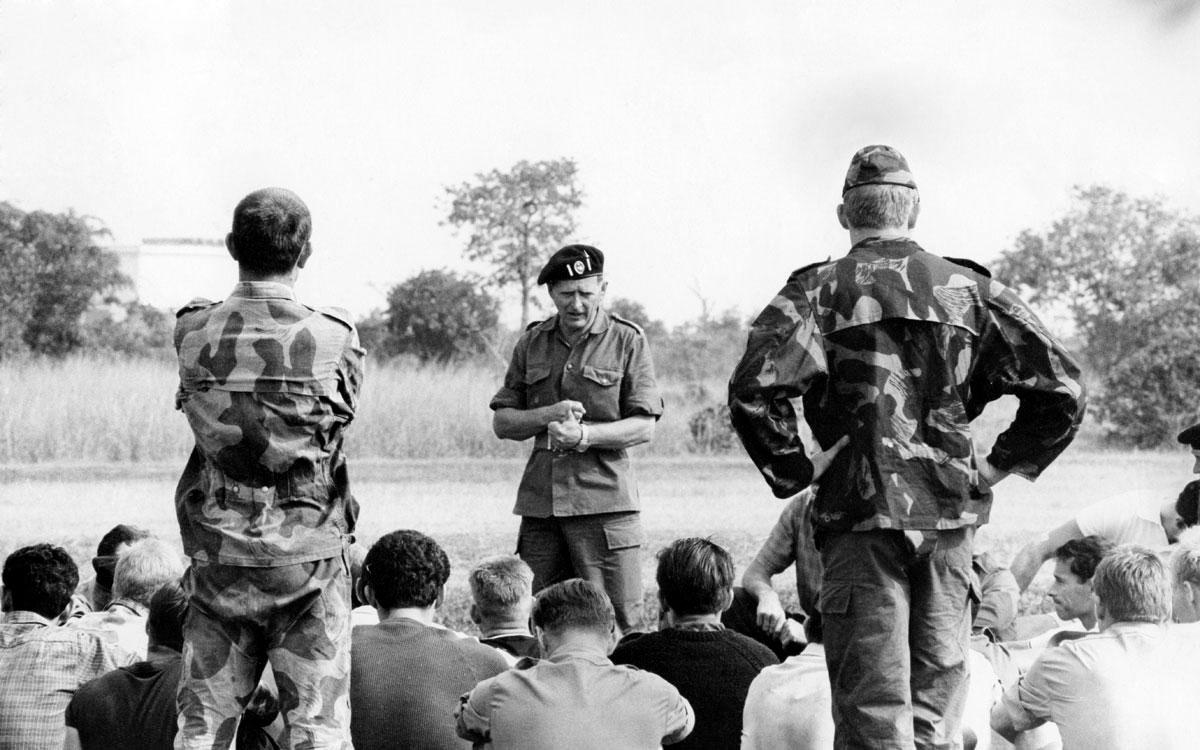 Mike Hoare et ses mercenaires au Katanga en 1964