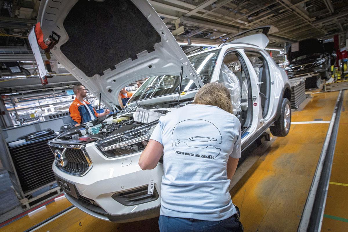Volvo continue à investir dans le développement de son usine de Gand.