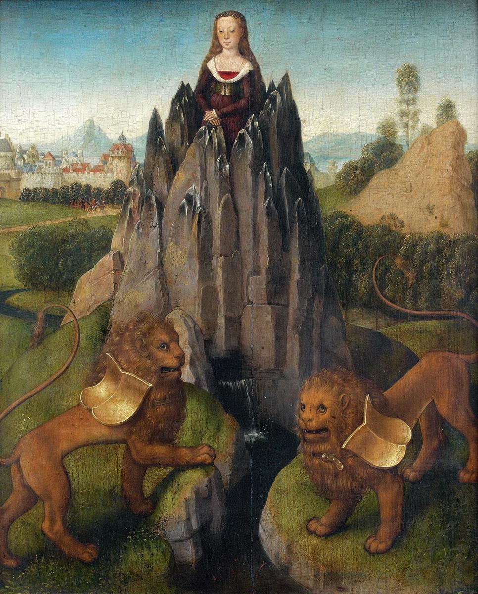 Allegory by a Thread, Diana Al-Hadid, 2020: une réponse contemporaine à cette Allégorie de la chasteté réalisée par le grand portraitiste autour de 1480.