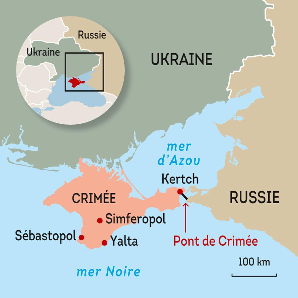 Ukraine/Russie: la Crimée a pris le large (Reportage)