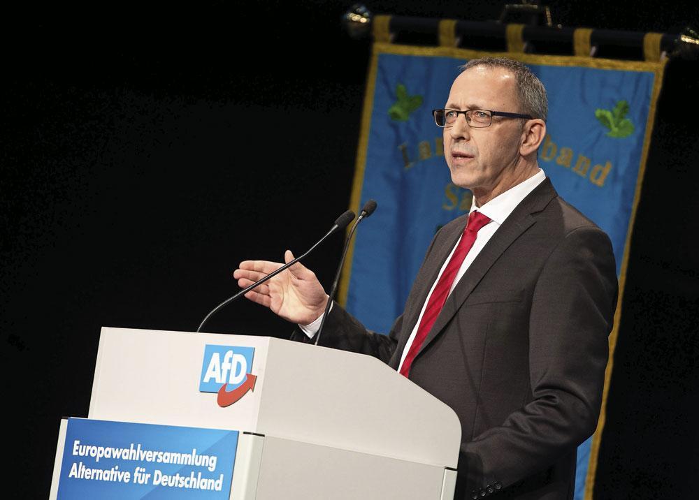 Jörg Urban, président du groupe AfD au parlement régional.