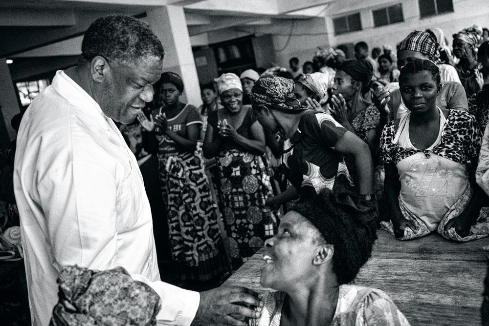 Denis Mukwege, prix Nobel de la paix 2018 dans l'hôpital de Panzi au Sud-Kivu.