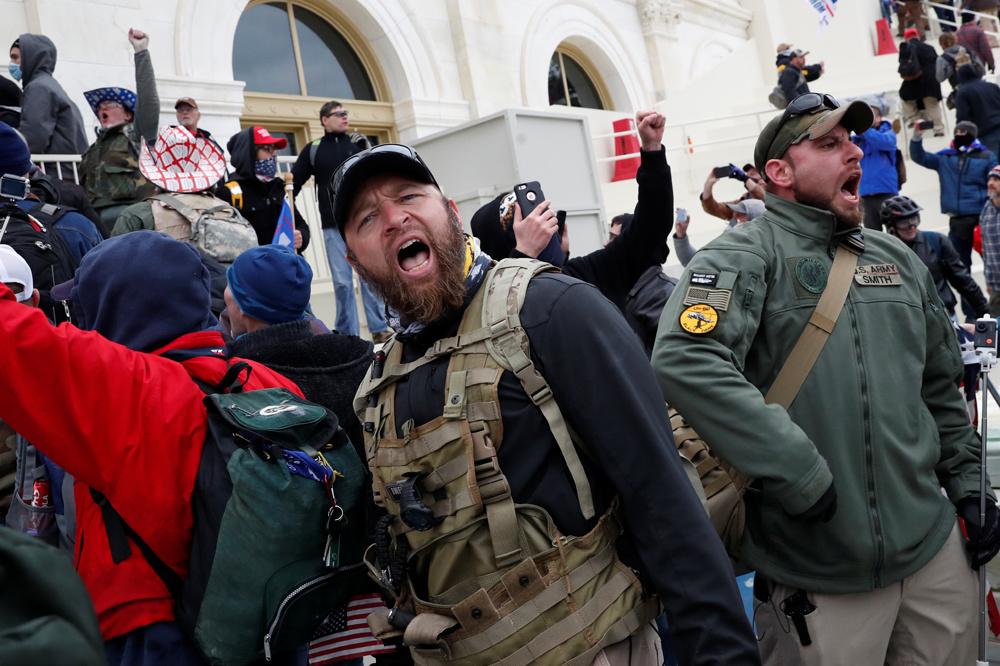 Pro Trump à l'assaut du Capitole, le 6 janvier 2021