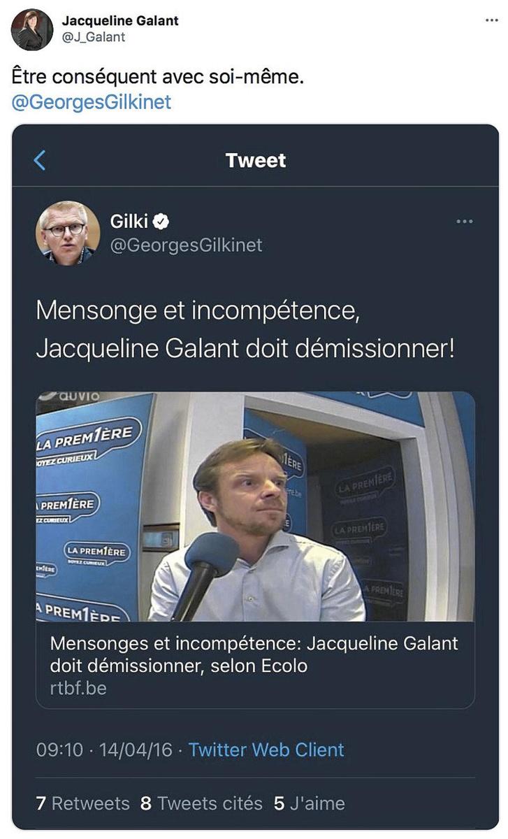 Le ministre de la Mobilité Georges Gilkinet (Ecolo) 