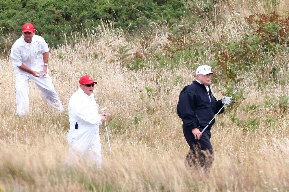 Trump: roi de la triche au golf