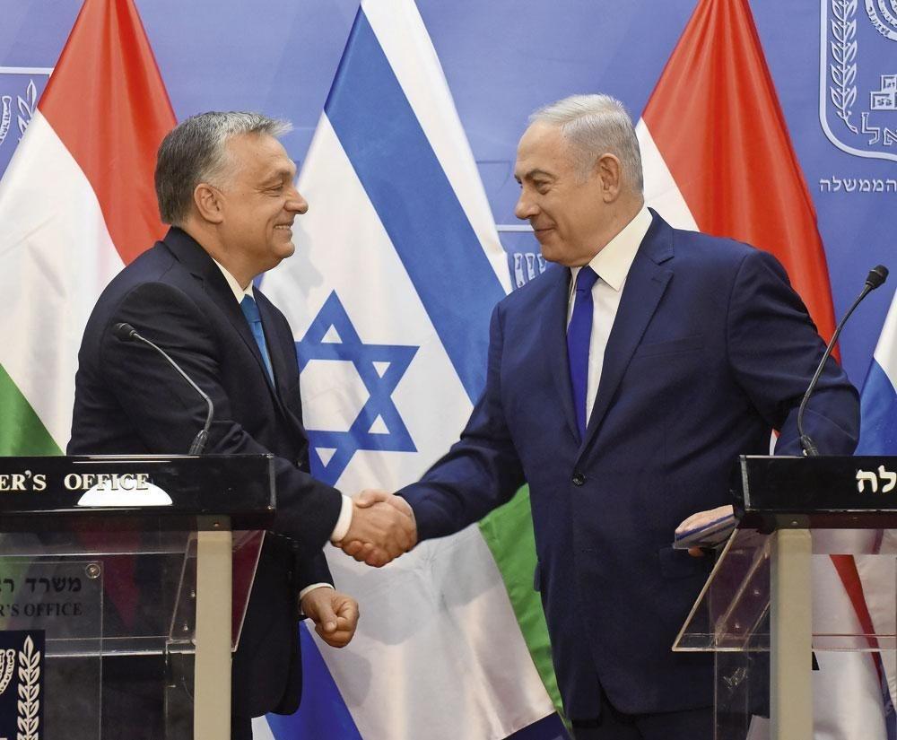 Netanyahou utilise sa proximité avec le Premier ministre hongrois Orban.