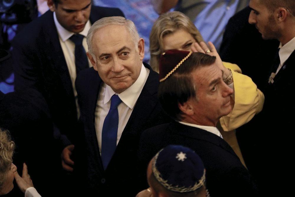 Netanyahou utilise sa proximité avec le président brésilien Bolsonaro.