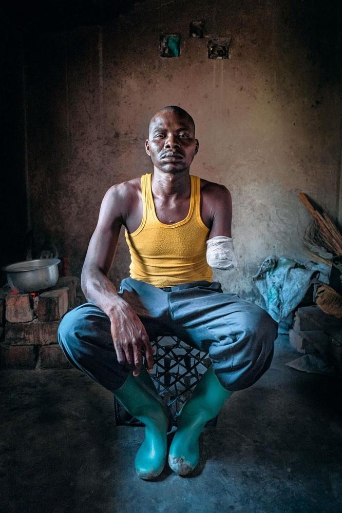 Joseph Weibisi Bangu, 23 ans, cultivateur. 