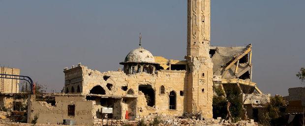 La mosquée d'Alep. 