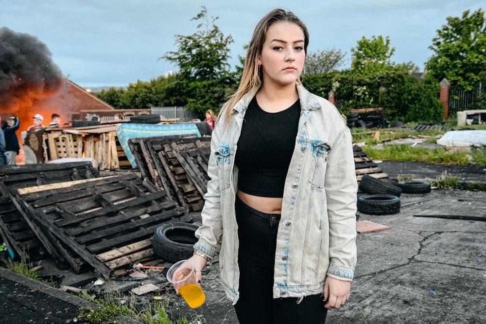 Brooke, 15 ans, vit dans le quartier protestant  de Tiger's Bay au nord de Belfast.  