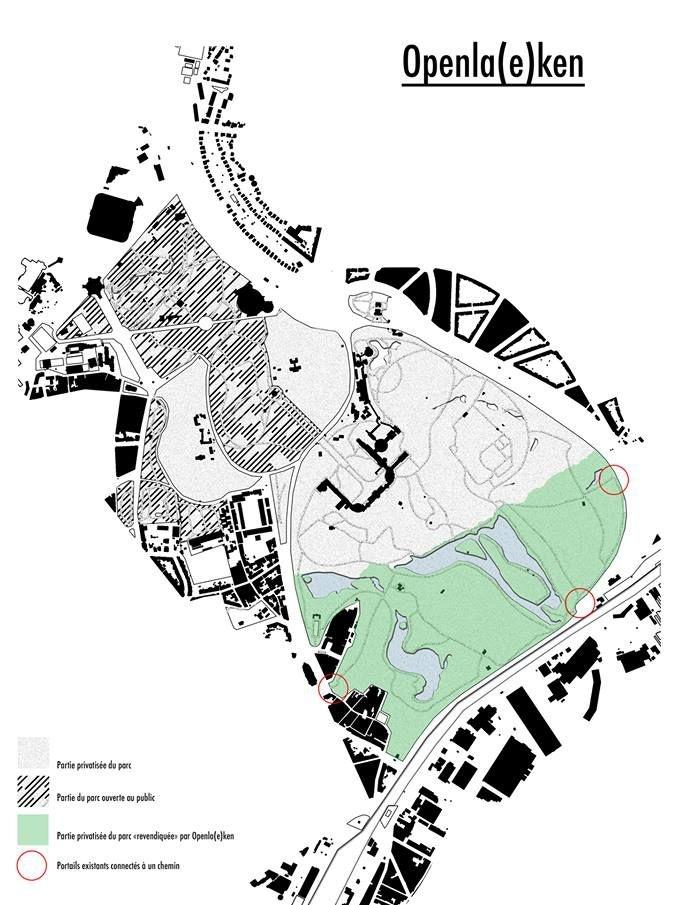 La proposition d'ouverture partielle du Domaine royal de Laeken par le collectif 