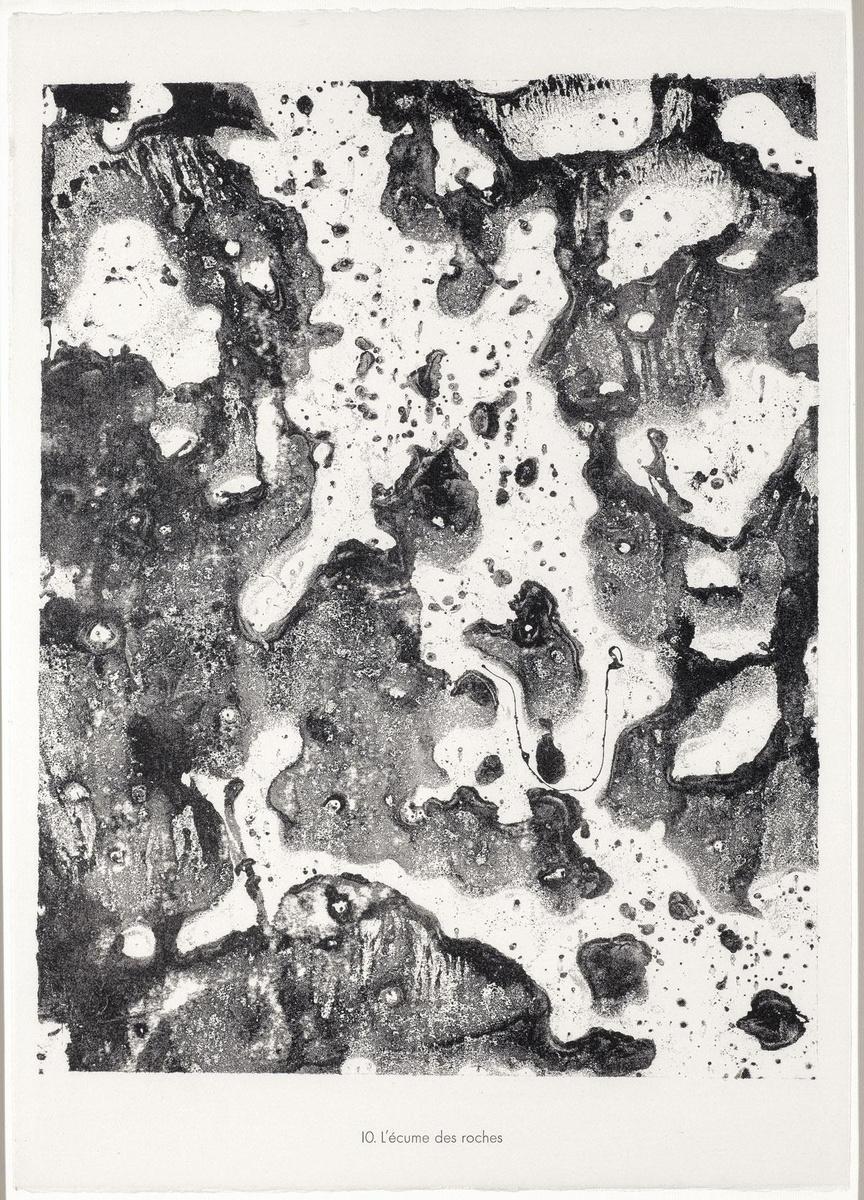 L'Ecume des roches, lithographie, 1959. Coll. Fondation Dubuffet, Paris.