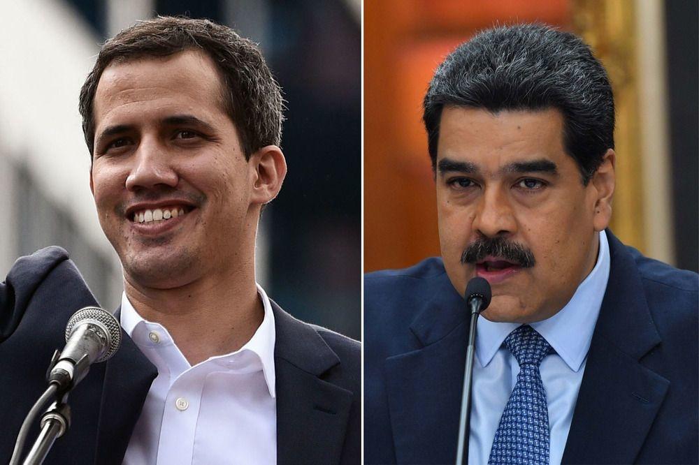 Juan Guaido et Nicolas Maduro