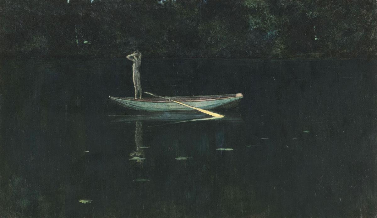 La solitude, Alexander Harrison, vers 1893.