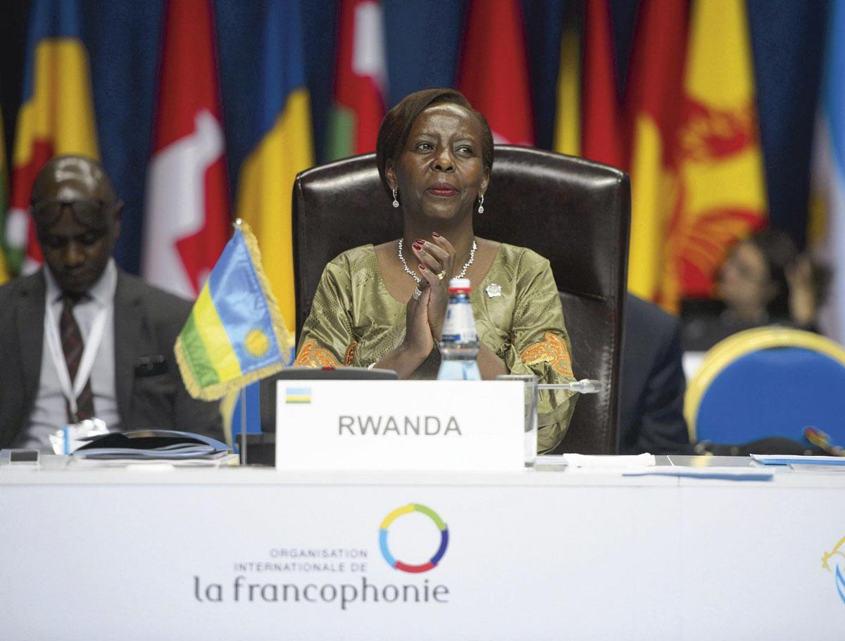 L'ancienne ministre rwandaise Louise Mushikiwabo est à la tête de l'Organisation internationale de la Francophonie depuis 2018.