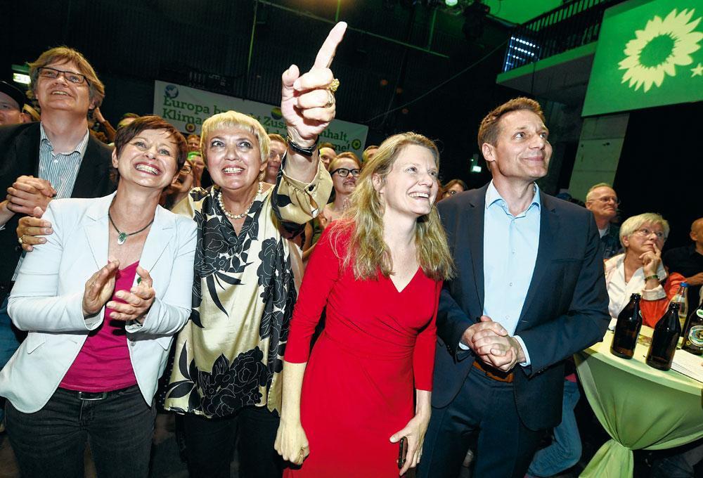 Les macronistes de La République en marche, malgré leur échec face au Rassemblement national, symbolisent la progression des libéraux au Parlement européen au même titre que les Grünen allemands, arrivés deuxième, personnifient celle des Verts européens.