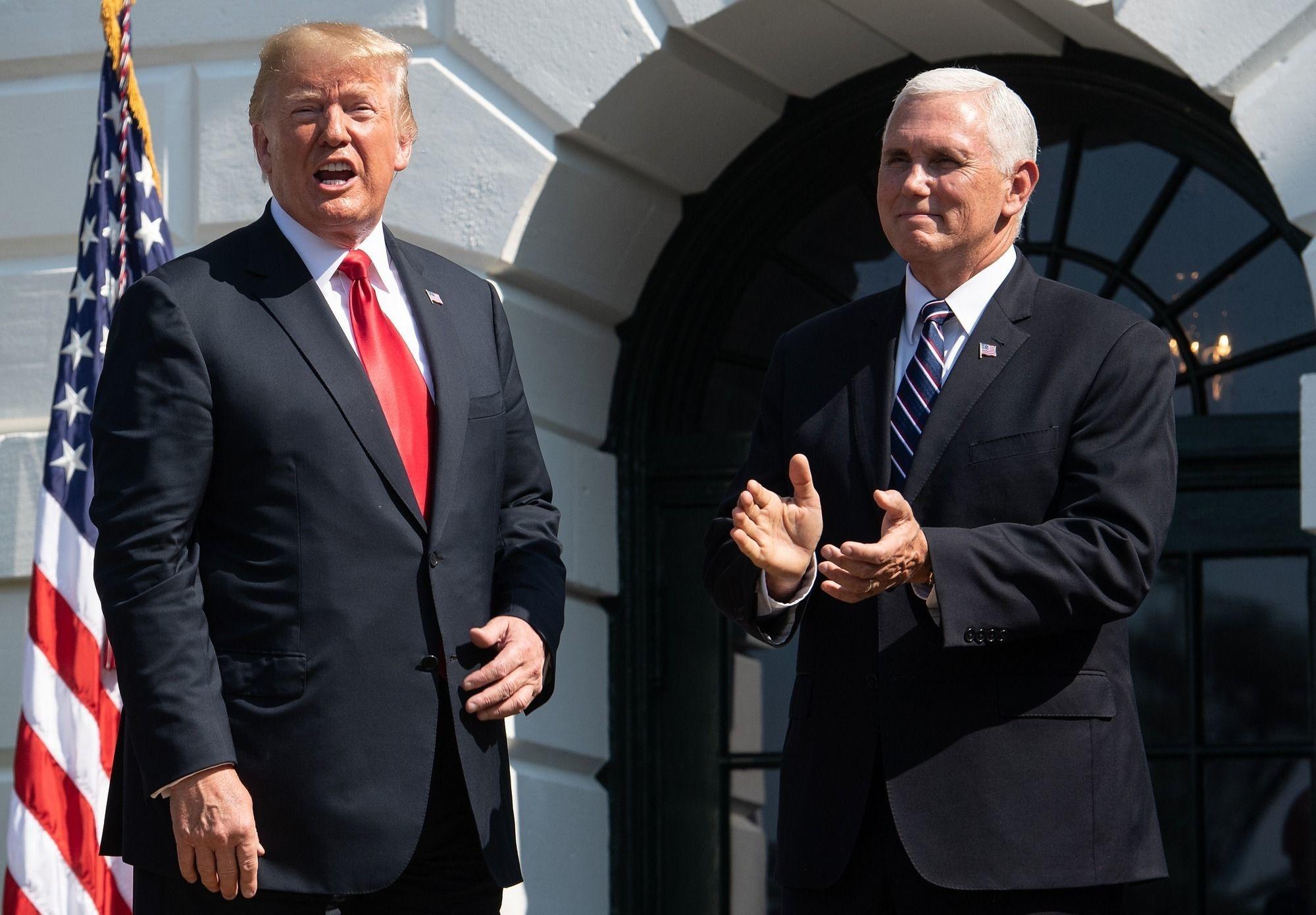 Trump et son vice-président Mike Pence