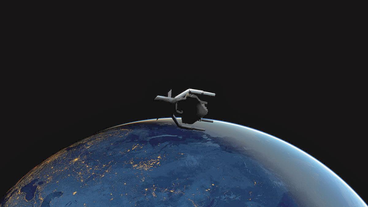 ClearSpace-1 de l'ESA sera la première mission au monde d'enlèvement d'un débris spatial. Lancement prévu en 2025.
