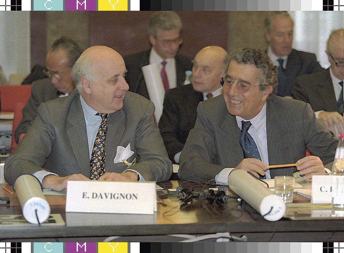 Etienne Davignon a usé de son sens de la diplomatie avec des interlocuteurs aussi variés que l'homme d'affaires Carlo De Benedetti
