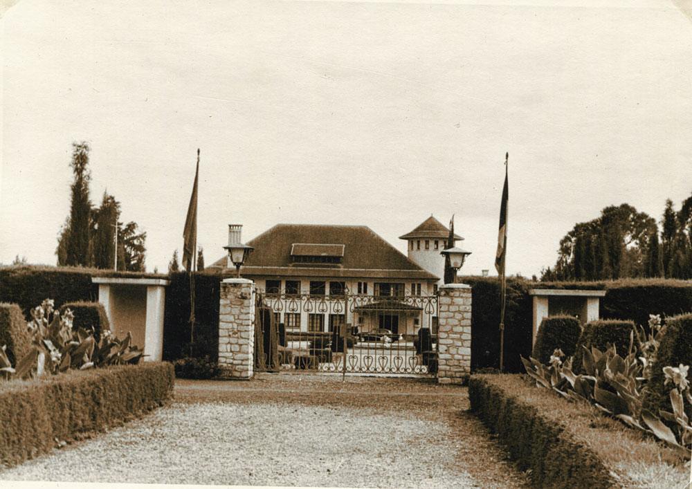 La maison de Bukavu où Jacques Borlée a vécu sa prime enfance.