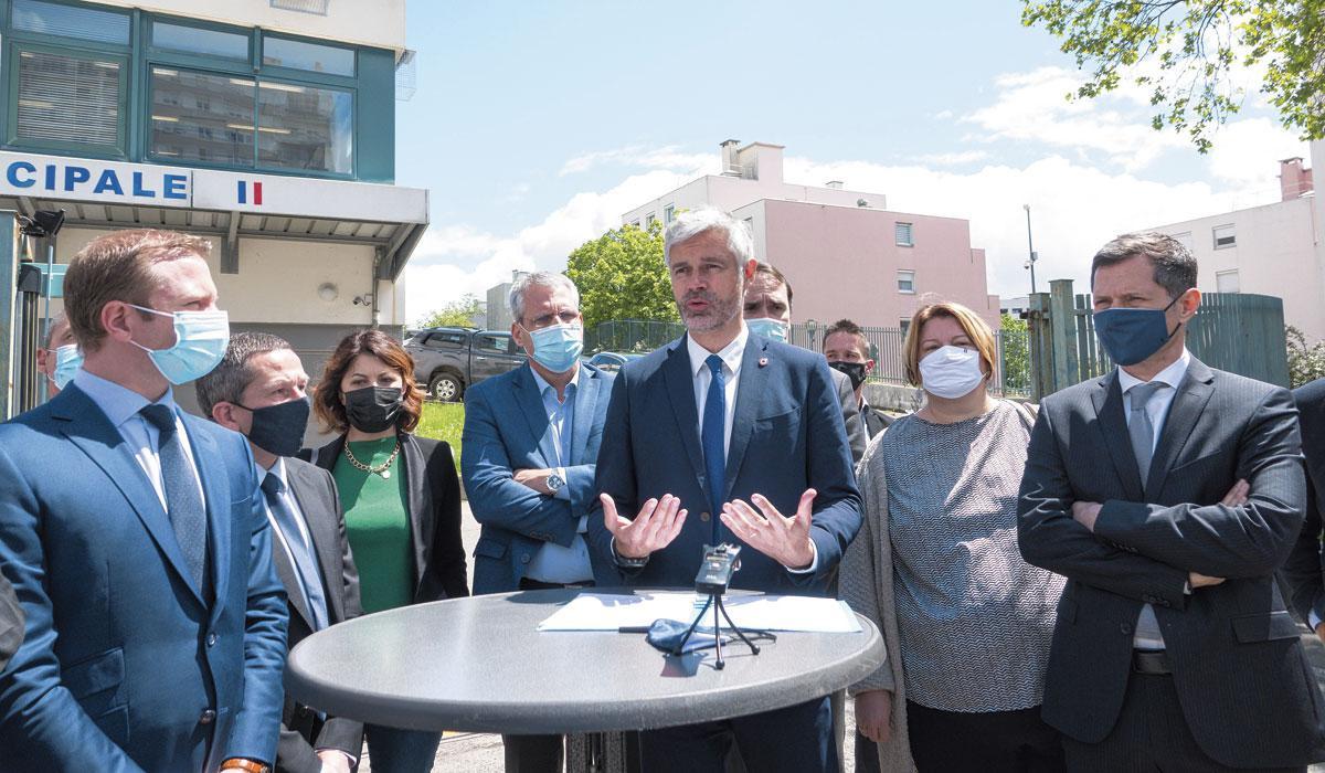 Président sortant du conseil régional d'Auvergne-Rhône-Alpes, Laurent Wauquiez a de fortes chances d'être réélu, signe de l'implantation locale des Républicains.