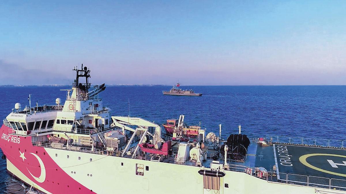 Le navire turc de recherche sismique Oruç Reis a mené des inspections controversées, en août, en Méditerranée orientale.