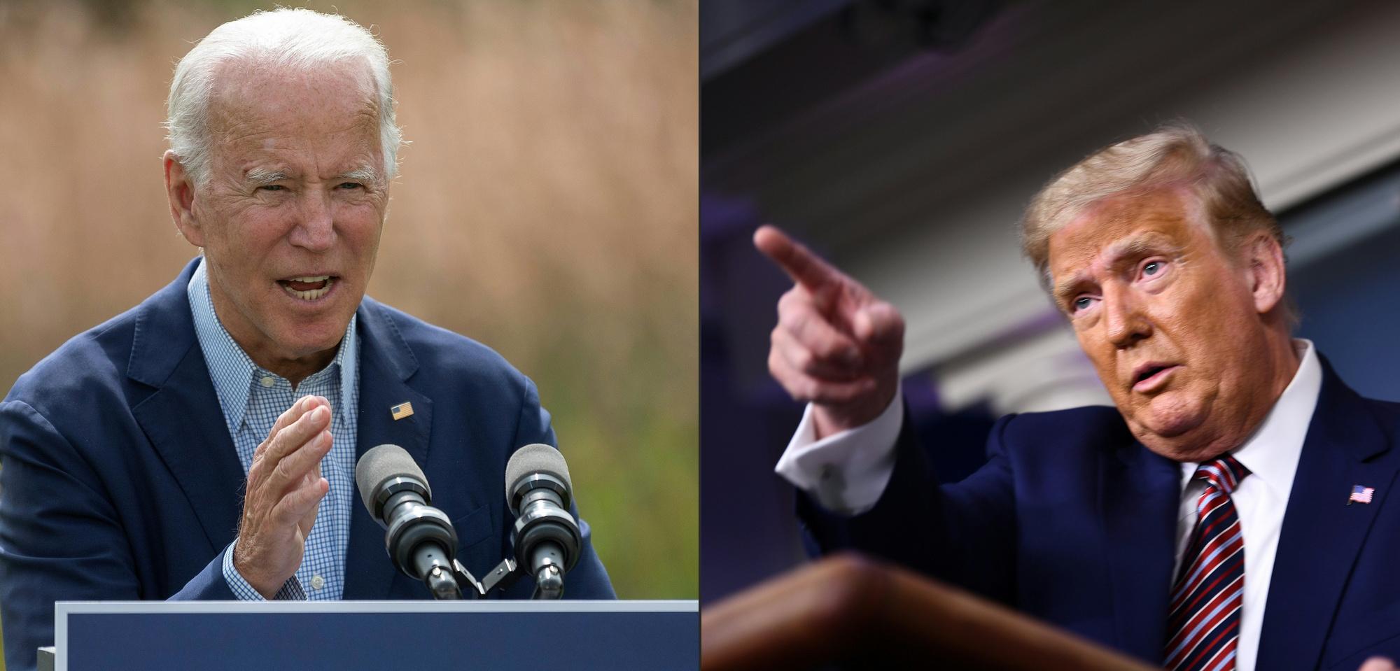 Donald Trump vs Joe Biden, place au débat
