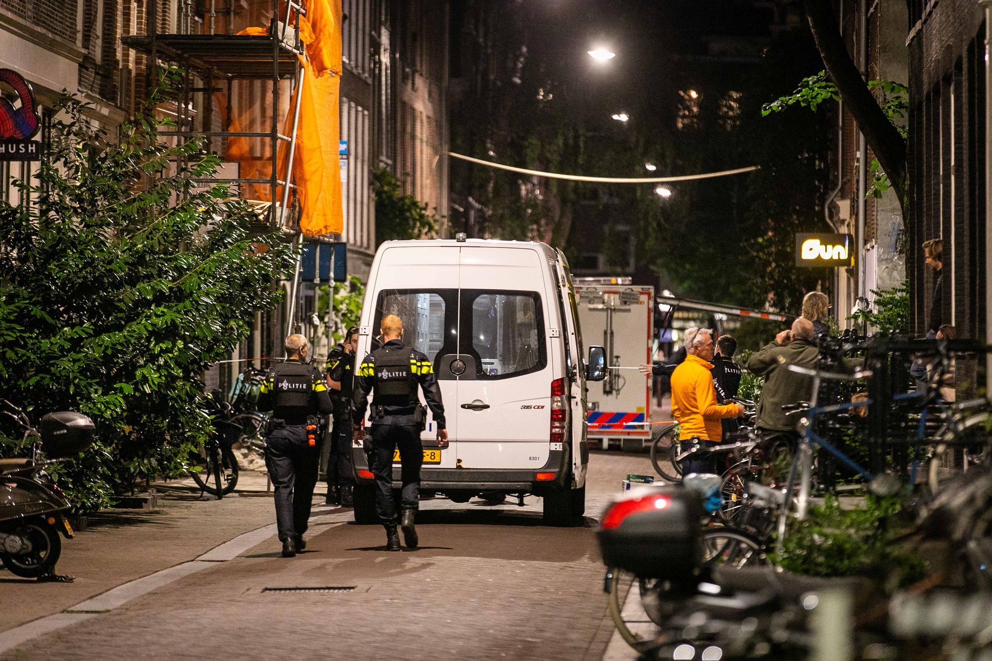 La rue d'Amsterdam où a eu lieu la fusillade.