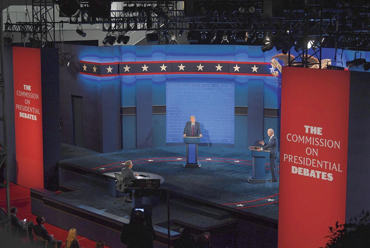 Lors de leur premier débat le 29 septembre, Donald Trump et Joe Biden ont multiplié les invectives.