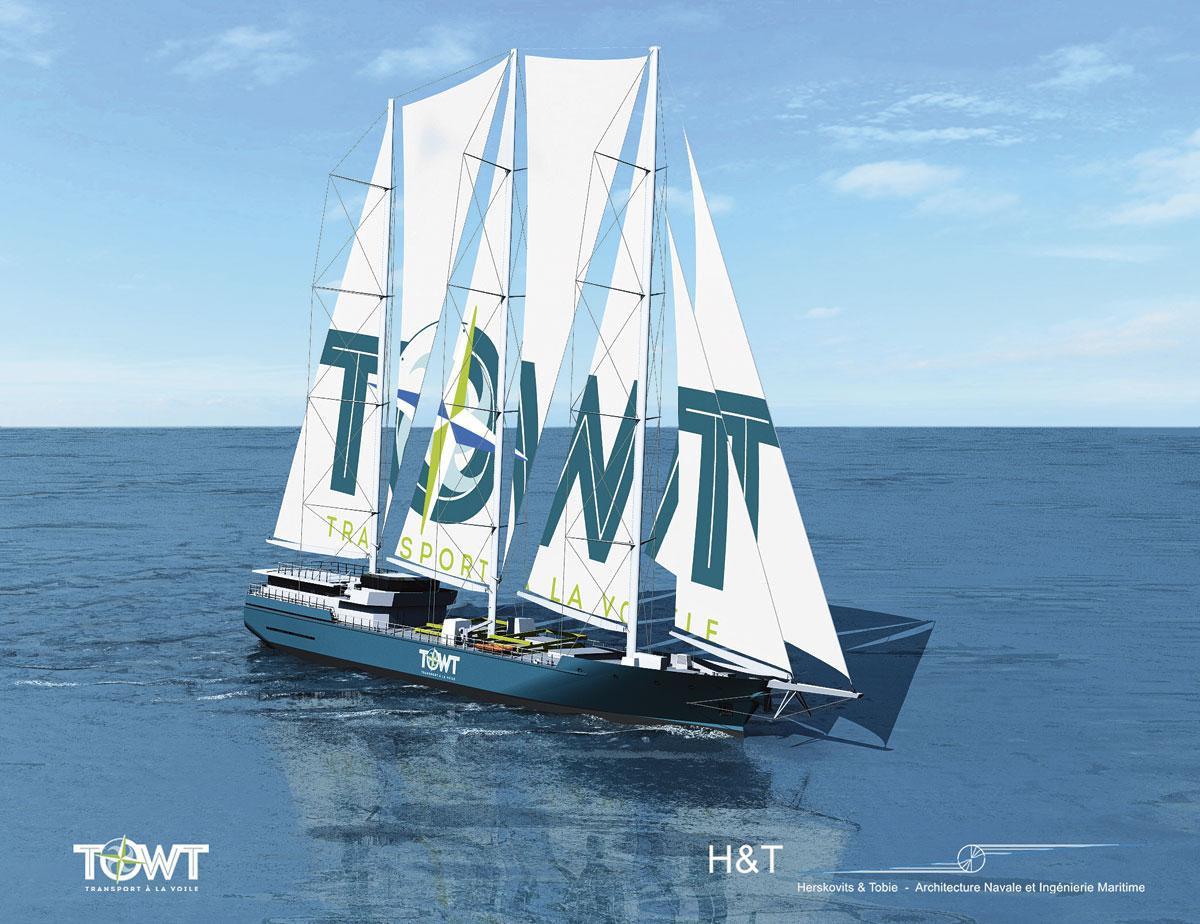 Projet de voilier-cargo pour Towt.