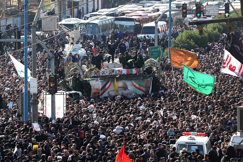 Les funérailles de Qasem Soleimani