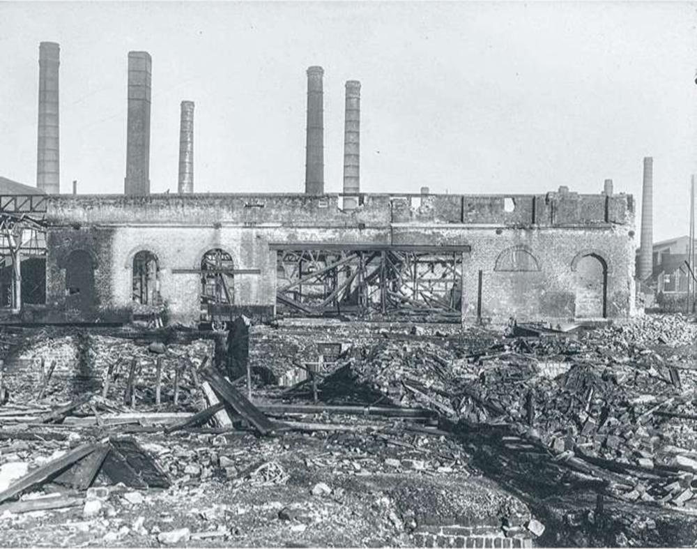 Les usines Boël, à La Louvière, un des symboles du quasi-anéantissement de l'industrie métallurgique belge.