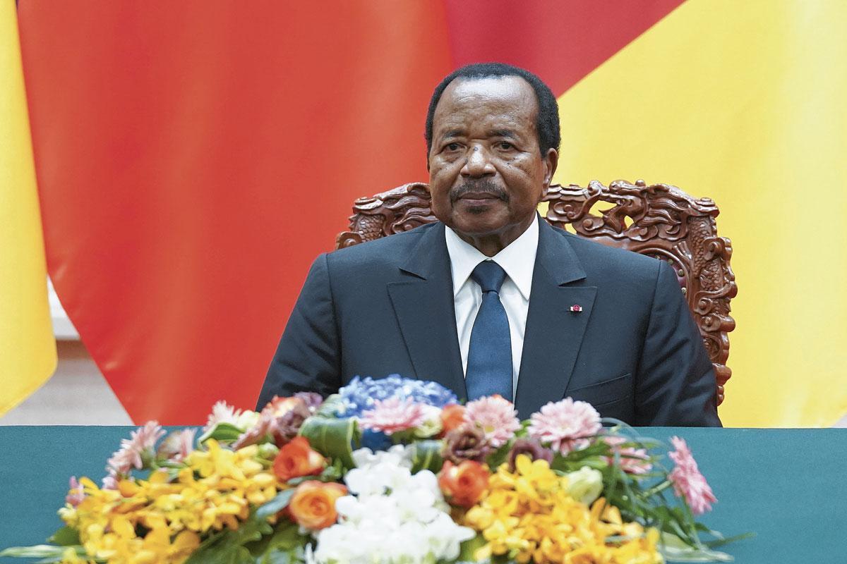 Le président Paul Biya, au pouvoir depuis trente-huit ans. Et la 