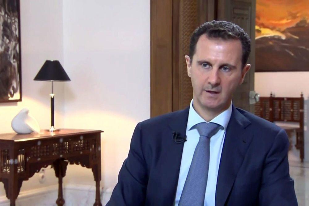 Le président syrien Bachar al-Assad, interviewé par Khabar TV le 4 octobre 2015