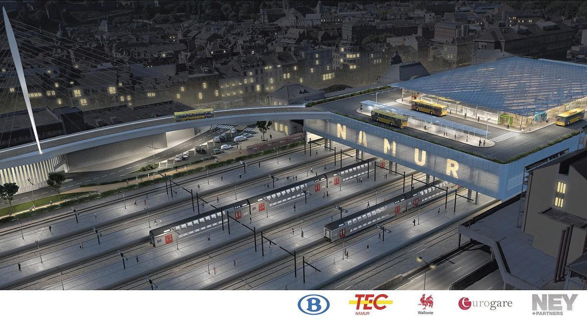 Le quartier Confluence et la gare multimodale (photo) seront les marqueurs du lifting en profondeur de la capitale wallonne.