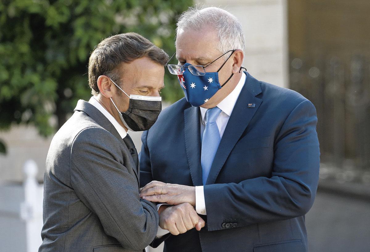 Selon le Premier ministre australien Scott Morrison, Emmanuel Macron a été informé des réserves de Canberra sur le contrat de sous-marins français lors de la rencontre entre les deux hommes en juin 2021.