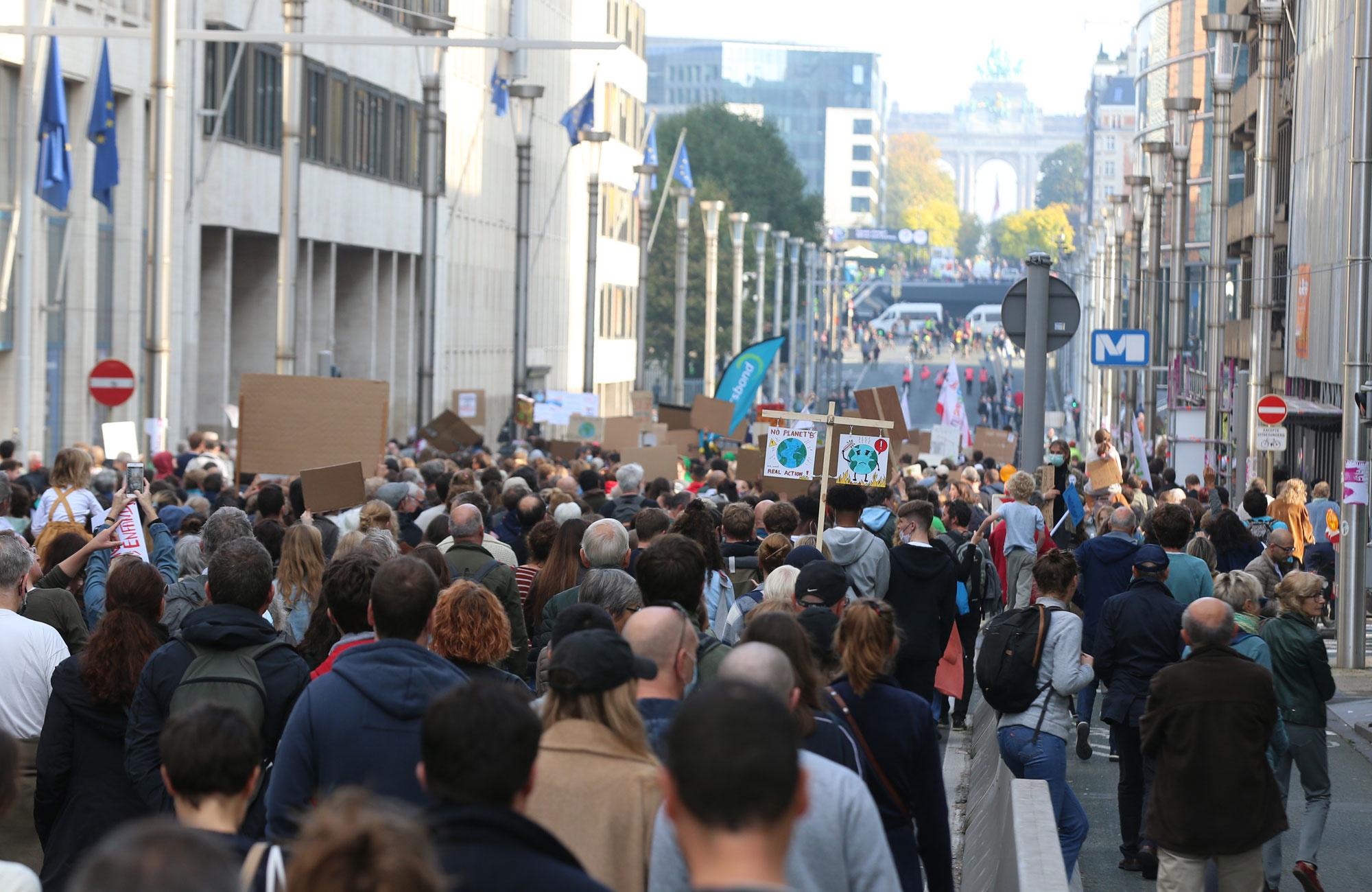 Marche pour le climat: environ 50.000 personnes à Bruxelles selon les organisateurs