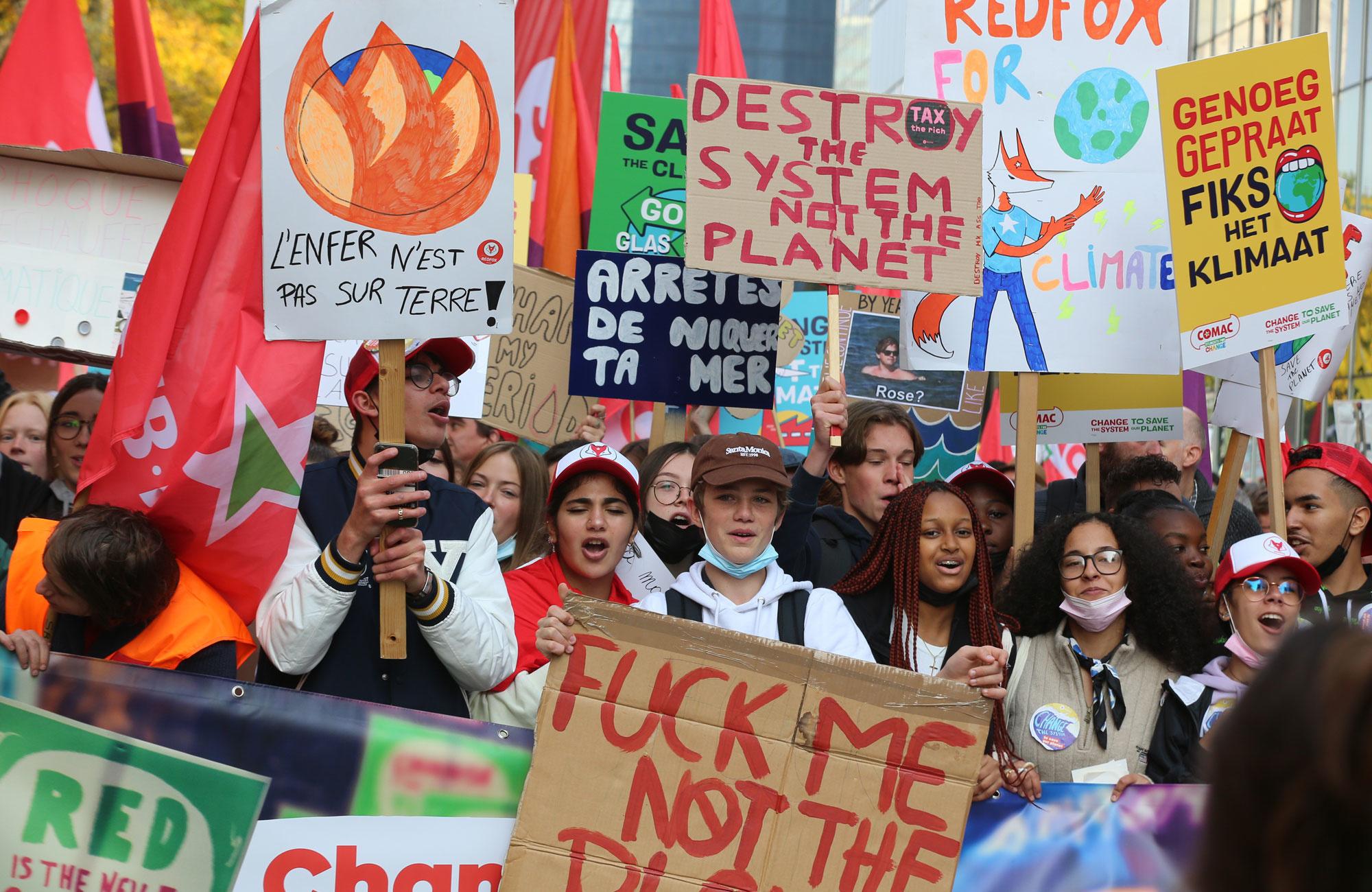 Marche pour le climat: environ 50.000 personnes à Bruxelles selon les organisateurs