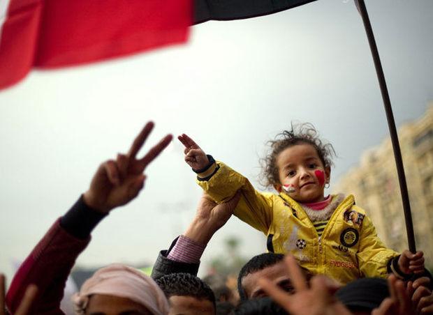 Het Tahrirplein in Egypte was vaak het centrum van de protesten in Egypte