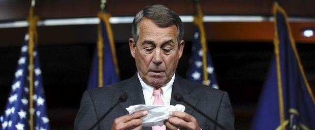 Speaker John Boehner, bij de aankondiging van zijn ontslag