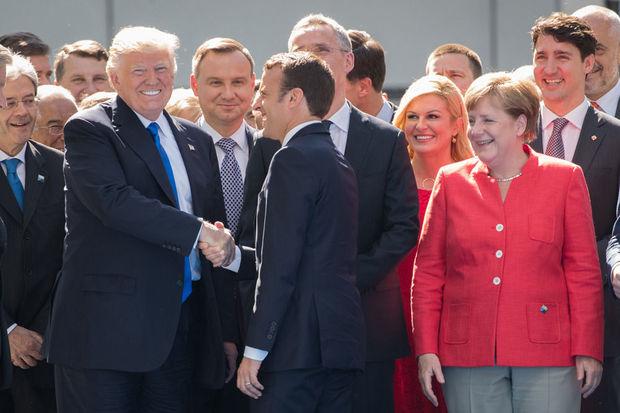 'Macron negeerde bewust Trump voor Merkel en Michel'