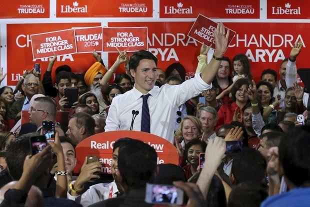Justin Trudeau, leider van de Liberalen