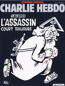 Charlie Hebdo zet god als moordenaar op voorpagina